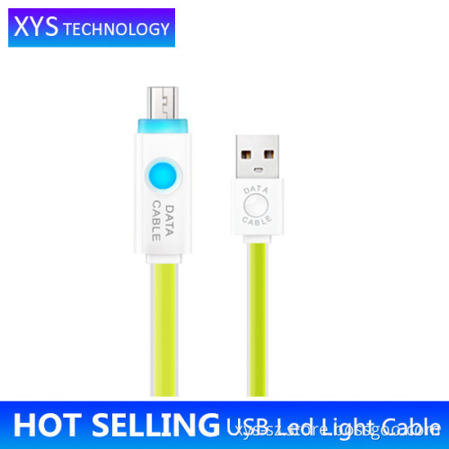 TPE Jelly Flat Type USB Charging Cable, Professional Supplier USB Charging Cable/